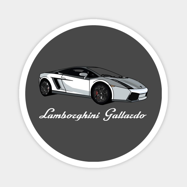 Lamborghini Gallardo Magnet by Garage Buds